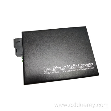 10/100/1000M Gigabit Ethernet Fiber Media Converter, Dual Fiber / Singlemode / 20km / 40km / 60km / 80km / SC Connector